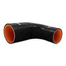 Load image into Gallery viewer, Mishimoto Silicone Reducer Coupler 90 Degree 2.5in to 3in - Black
