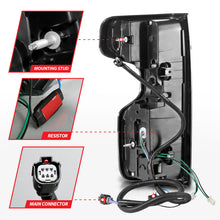 Load image into Gallery viewer, Anzo 19-21 Chevy Silverado Full LED Tailights Black Housing Clear Lens G2 (w/C Light Bars)
