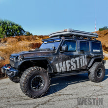 Load image into Gallery viewer, Westin 18-22 Jeep Wrangler JLU 4dr R5 Nerf Step Bars - Tex. Blk

