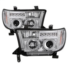 Load image into Gallery viewer, Spyder Toyota Tundra 07-13 Projector Headlights LED Halo LED Chrm PRO-YD-TTU07-HL-C
