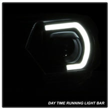 Load image into Gallery viewer, xTune Toyota Tacoma 12-15 Headlights - Light Bar DRL - Black PRO-JH-TTA12-LBDRL-BK
