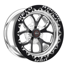 Load image into Gallery viewer, Weld S76 15x15.33 / 5x4.5 BP / 7.5in. BS Black Wheel (Medium Pad) - Black Single Beadlock MT
