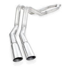 Load image into Gallery viewer, Stainless Works 2011-14 F-150 5.0L 3in Exhaust S-Tube Mufflers Behind Passenger Rear Tire Exit
