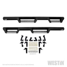 Load image into Gallery viewer, Westin 07-18 Jeep Wrangler JKU 4dr. HDX Stainless Drop Nerf Step Bars - Tex. Blk
