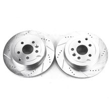 Load image into Gallery viewer, Power Stop 08-12 Land Rover LR2 Rear Evolution Drilled &amp; Slotted Rotors - Pair
