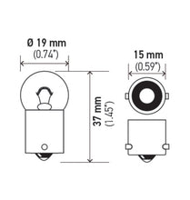 Load image into Gallery viewer, Hella Bulb 5007 12V 5W Ba15S B6 Sb
