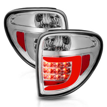 Load image into Gallery viewer, ANZO 2004-2007 Dodge Grand Caravan LED Tail Lights w/ Light Bar Chrome Housing Clear Lens
