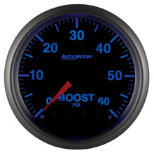 Load image into Gallery viewer, Autometer Elite 52mm 0-60 PSI Boost Peak &amp; Warn w/ Electronic Control Gauge
