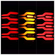 Load image into Gallery viewer, AlphaRex 14-18 Chevy Silverado 1500 Luxx-Series LED Tail Lights Alpha-Black w/Activ Light/Seq Signal
