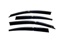 Load image into Gallery viewer, AVS 09-15 Nissan Maxima Ventvisor Low Profile Deflectors 4pc - Smoke w/Chrome Trim
