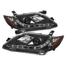 Load image into Gallery viewer, Spyder Toyota Camry 07-09 Projector Headlights DRL Black High H1 Low H7 PRO-YD-TCAM07-DRL-BK
