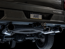 Load image into Gallery viewer, AWE Tuning 4th Gen GM 1500 5.3L 0FG Catback Split Rear Exit (Flat Bumper) - Dual Diamond Tips
