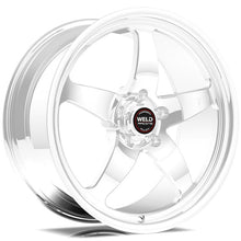 Load image into Gallery viewer, Weld S71 17x11 / 5x115mm BP / 5.8in. BS Polished Wheel (Medium Pad) - Black Single Beadlock MT
