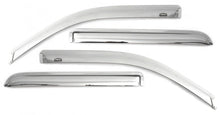 Load image into Gallery viewer, AVS 15-18 Ford F-150 Supercab Ventvisor Outside Mount Front &amp; Rear Window Deflectors 4pc - Chrome
