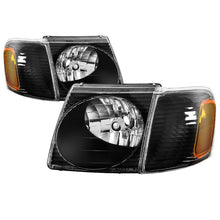 Load image into Gallery viewer, xTune 01-03 Ford Explorer Sport 4pc OEM Style Headlights w/Corner - Black (HD-JH-FEXP01-ST-BK)
