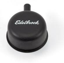 Load image into Gallery viewer, Edelbrock Round Cap w/ Nipple Black
