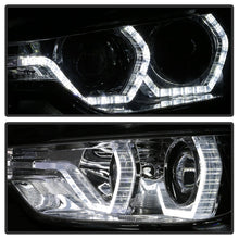 Load image into Gallery viewer, Spyder 12-14 BMW F30 3 Series 4DR Projector Headlights - LED DRL - Chrome (PRO-YD-BMWF3012-DRL-C)
