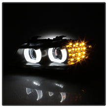 Load image into Gallery viewer, Spyder 09-12 BMW E90 3-Series 4DR Projector Headlights Halogen - LED - Black - PRO-YD-BMWE9009-BK
