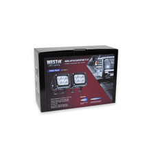 Load image into Gallery viewer, Westin Quadrant LED Auxiliary Light 3 inch x 2.5 inch Flood w/5W Cree (Set of 2) - Black

