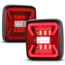 Load image into Gallery viewer, ANZO 18-19 Jeep Wrangler JL LED Taillights Black
