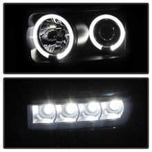 Load image into Gallery viewer, Spyder Ford F250/350 08-10 Projector Headlights LED Halo LED Blk Smke PRO-YD-FS08-HL-BSM
