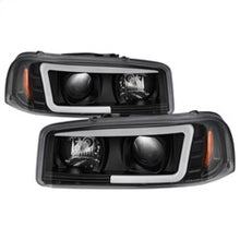 Load image into Gallery viewer, Spyder GMC Sierra 1500/2500/3500 99-06 V2 Projector Headlights - DRL - Black PRO-YD-CDE00V2-LB-BK
