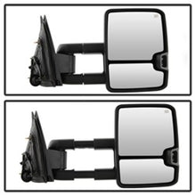 Load image into Gallery viewer, xTune Chevy Silverado 14-16 Heated Smoke LED Signal Telescoping Mirrors MIR-CSIL14S-G2-PWH-SM-SET
