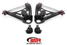 Load image into Gallery viewer, BMR 64-72 A-Body Upper Non-Adj. A-Arms w/ Stock Spindles (Polyurethane) - Black Hammertone

