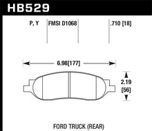 Load image into Gallery viewer, Hawk 05-07 Ford F250/F350 5.4L/6.0L/6.8L LTS Street Rear Brake Pads
