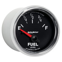 Load image into Gallery viewer, AutoMeter Gauge Fuel Level 2-1/16in. 240 Ohm(e) to 33 Ohm(f) Elec Gs
