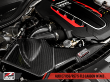 Load image into Gallery viewer, AWE Tuning Audi C7 RS6 / RS7 4.0T S-FLO Carbon Intake V2
