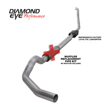 Load image into Gallery viewer, Diamond Eye KIT 5in TB MFLR RPLCMENT PIPE SGL ALUM 94-97 5 7 3L F250/F350 PWRSTROKE NFS W CARB STDS
