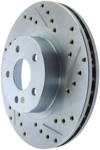 Load image into Gallery viewer, StopTech Select Sport 13-15 Subaru BRZ Slotted / Drilled Left Front Rotor
