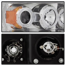 Load image into Gallery viewer, Spyder Dodge Ram 1500 02-05/Ram 2500 03-05 Projector Headlights LED Halo LED Chrm PRO-YD-DR02-HL-C
