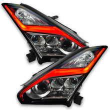 Load image into Gallery viewer, Oracle 15-21 Nissan GT-R RGB+W (Lightning Bolt) Headlight DRL Upgrade Kit - ColorSHIFT
