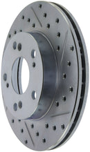 Load image into Gallery viewer, StopTech Select Sport 06-11 Honda Civic DX/EX/LX Slotted and Drilled Left Front Rotor
