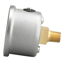 Load image into Gallery viewer, Autometer AutoGage 1.5in Liquid Filled Mechanical 0-60 PSI Fuel Pressure Gauge - Silver
