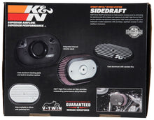 Load image into Gallery viewer, K&amp;N Street Metal Intake System Side Draft Dyna/Softail Silver Intake System-Harley Davidson
