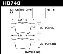 Load image into Gallery viewer, Hawk 12-16 BMW 328i/328i xDrive / 14-16 BMW 428i/428i xDrive DTC-70 Race Front Brake Pads

