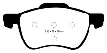 Load image into Gallery viewer, EBC 01-05 Volvo S60 2.3 Turbo T5 Redstuff Front Brake Pads
