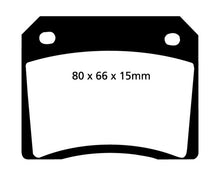 Load image into Gallery viewer, EBC 67-74 Ac 428 7.0 Yellowstuff Rear Brake Pads
