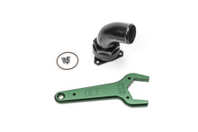 Load image into Gallery viewer, Radium Engineering FCST-X 3-Bolt Remote Mount Fill Neck - 24AN Elbow - 1.5in Barb
