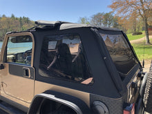 Load image into Gallery viewer, Rampage 18-21 Jeep Wrangler (JL) Unlimited Frameless TrailView Fastback Soft Top Kit - Black Diamond
