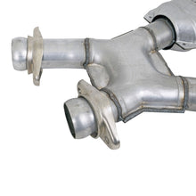 Load image into Gallery viewer, BBK 79-93 Mustang 5.0 Short Mid X Pipe w Catalytic Converters 2-1/2 For Automatic Long Tube Headers
