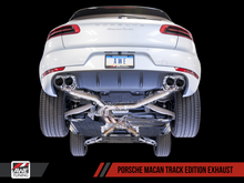 Load image into Gallery viewer, AWE Tuning Porsche Macan Track Edition Exhaust System - Chrome Silver 102mm Tips
