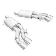 Load image into Gallery viewer, Stainless Works 2016-18 Cadillac CTS-V Sedan Axleback System Dual-Mode Turbo Mufflers 4in Tips
