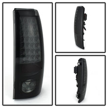 Load image into Gallery viewer, Spyder Chevy Silverado 1500 99-02 (Not Fit Stepside) LED Tail Lights Blk Smke ALT-YD-CS99-LED-BSM

