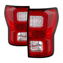 Load image into Gallery viewer, Spyder 07-13 Toyota Tundra V2 Light Bar LED Tail Lights - Red Clear ALT-YD-TTU07V2-LB-RC
