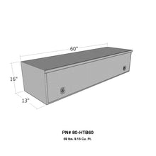 Load image into Gallery viewer, Westin/Brute HD Top Sider 13in x 60in w/flip up Door - Aluminum
