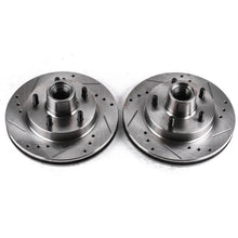 Load image into Gallery viewer, Power Stop 82-87 Buick Regal Front Evolution Drilled &amp; Slotted Rotors - Pair
